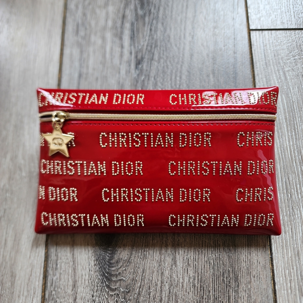 Christian Dior Studded Makeup Pouch